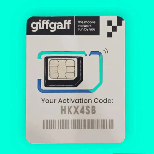 Giff Gaff UK Original Sim OTP, Signals 100% Working in Pakistan